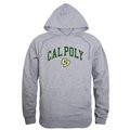 W Republic W Republic 540-167-HGY-03 California State Polytechnic University Campus Hoodie; Heather Grey - Large 540-167-HGY-03